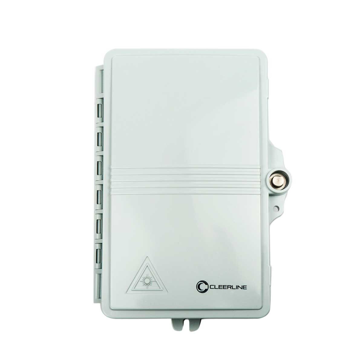 Outdoor Fiber Optic Terminal box, Empty (Holds 2 SC Simplex or 2 LC Duplex Adapters)
